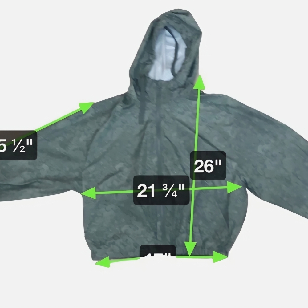 Body & Sol Waterproof  Bomber Rain Jacket with Elastic Cuffs and Hem Women's XL - Picture 6 of 9